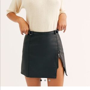 Free people midnight magic mini skirt